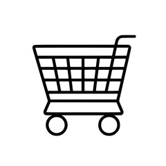 Shopping Cart icon, Shopping Cart SVG, Shopping Cart Cricut, Shopping Cart Clipart, shopping bag outline, shopping icon, mall icon, icons, single icon, business icon, web icon, Cut Files For Silhouett