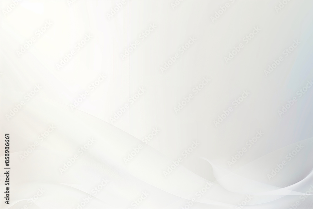 Poster the image is a white background with a white fabric that has a wave pattern. the fabric is flowing a