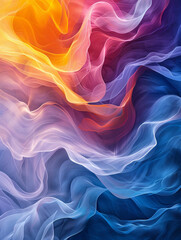 Obraz premium Abstract swirl pattern in gradient colors