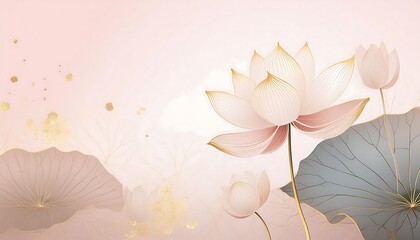 lotus flower on background
