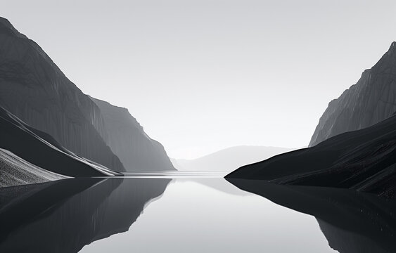 마운튼, 경관, 호수, 마운튼, sky, h2o, 네이처, 일출, 눈, 석양, 안개, 구름, 겨울, 모닝, 봉우리, 태양, 파노라마, 구름, 미스트, 바위, 여행, 아이스, 고개, 계곡, monotone,풍경