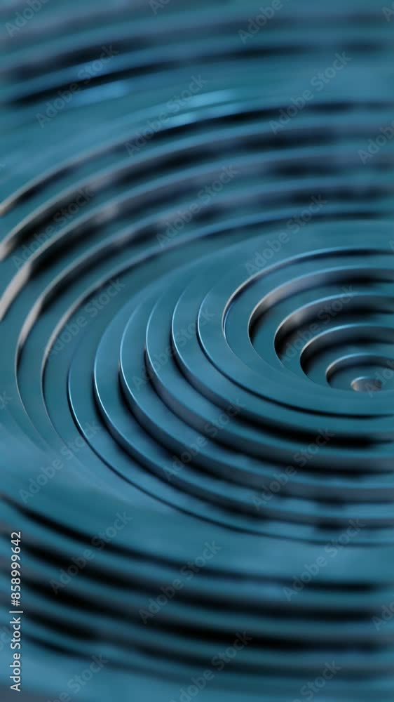 Aufkleber rhythmic depths: an exploration of dynamic circular layers