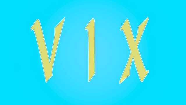 Illustration saying VIX that is the implied volatility index of the options Exchange CBOE, located in Chicago.