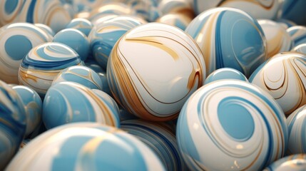 Obraz premium colorful waves abstract background in 3d render.AI generated