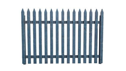Wooden Fence V2 - 3d model render