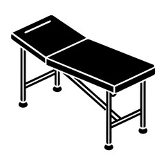 Examining table icon vector design illustration.