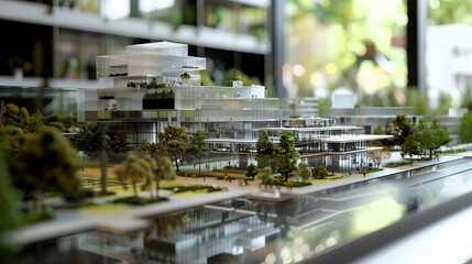 Fototapeta premium Modern Architectural Scale Model