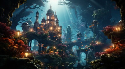 Mystical Underwater Palace