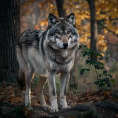 Fototapeta premium World Wildlife Day, Wolf, 