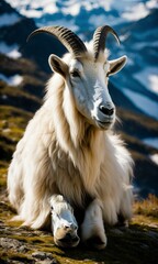 Obraz premium portrait of a goat