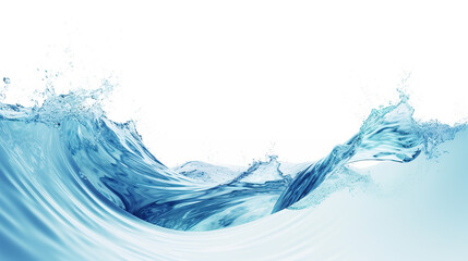 Wave and flare isolated on a clear background background