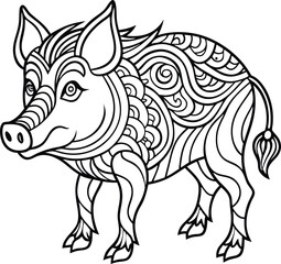 animal manadala coloring pages for stressrelief 
