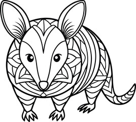 animal manadala coloring pages for stressrelief 