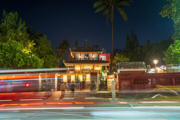 chikan tower in the night