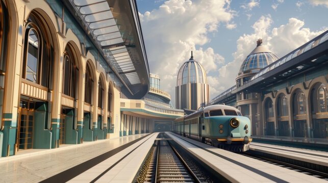 A tribute to the past and a vision of the future this Art Deco train station is a true architectural wonder.