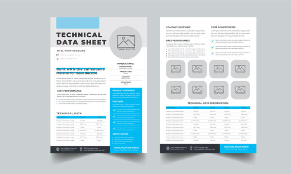 Data Sheet Template Images – Browse 29,250 Stock Photos, Vectors, and ...