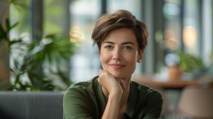 The casual confident woman