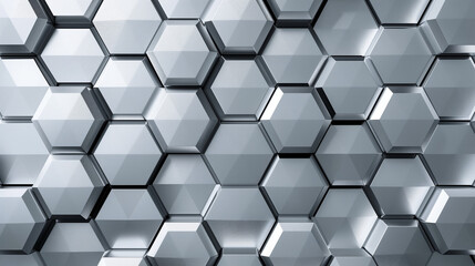 Fototapeta premium hexagon shape as wall background