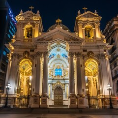Fototapeta premium holy temples of the Christian religion. Generative AI