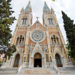 Obraz premium holy temples of the Christian religion. Generative AI