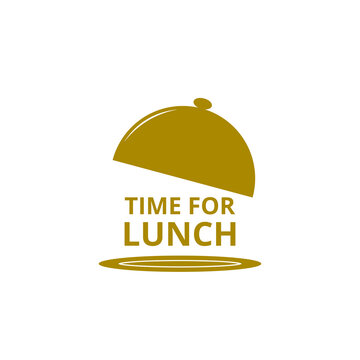 Time for lunch icon isolated on transparent background
