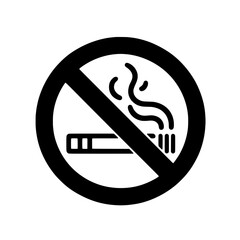 no smoking vector illustration isolated on white background
