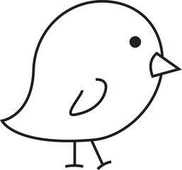 illustration of a chick icon