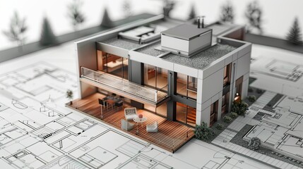 modern 2 story house plans