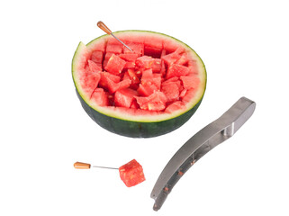 watermelon in studio