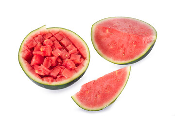 watermelon in studio