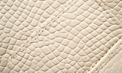 Light beige leather texture background with pattern, Generative AI