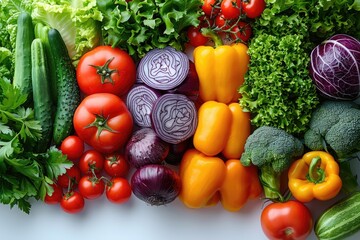 fresh green vegetables on the kitchen professional advertising food photography