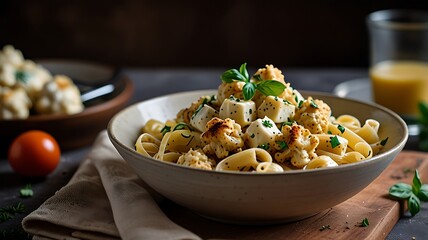 pasta with mushrooms and cheese