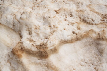 European Alpine snowpack has taken on the typical reddish colour of Saharan sand. Saharan Dust