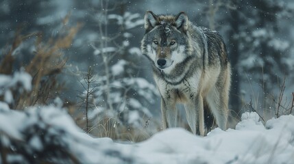 Fototapeta premium Yield to the call of the wild, where the primal instincts of survival are awakened, and the rhythms of nature pulse through your veins.