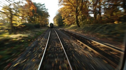 The clicketyclack of the train on the tracks is like a soothing lullaby for the solo traveler.