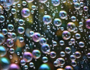 Naklejka premium たくさんのシャボン玉