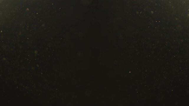 Slow motion real dust particles floating in the air indoor with natural sun light