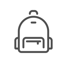 School and university related icon outline and linear vector.	
