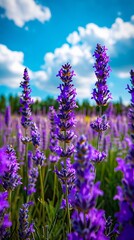 Obraz premium Lavender field in the summer.