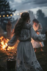 Obraz premium Celebrates the holiday of Ivan Kupala