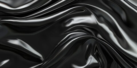 Abstract Black Fabric Texture