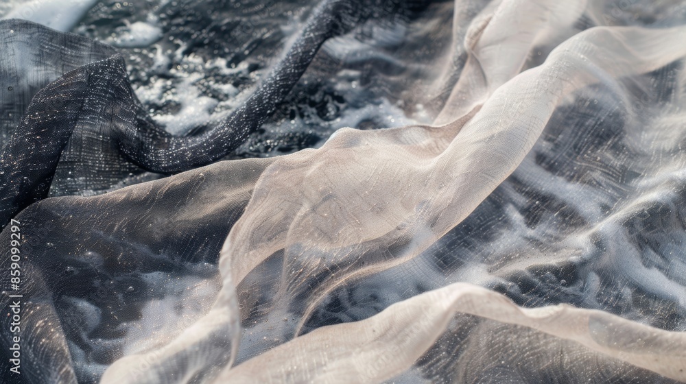 Poster surrounded by the sounds of crashing waves and howling winds the fabric adds a touch of tranquility 