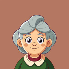 Old women vector 