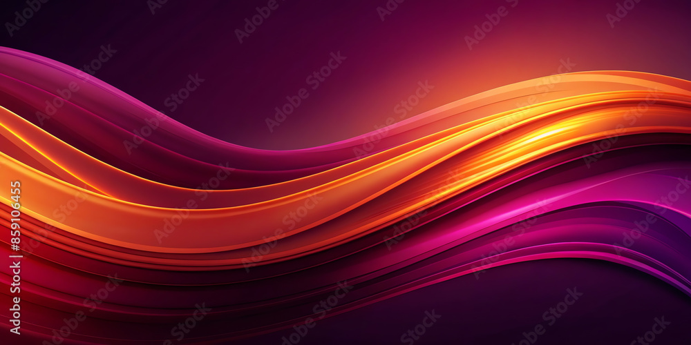 Wall mural abstract background with waves