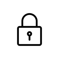 Security Lock Icon Ideal for Privacy and Data Protection