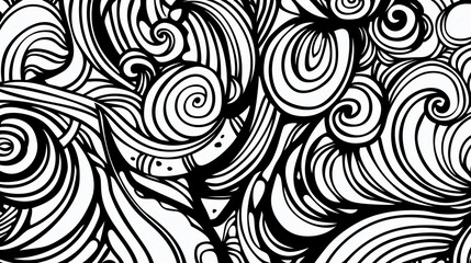 Adult colouring book page