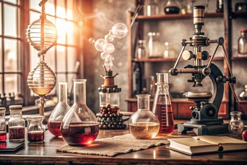 laboratory equipment in laboratory