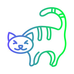 Cute Cat Gradient Linear
