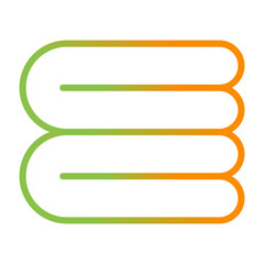 Obraz premium Blanket Vector Icon